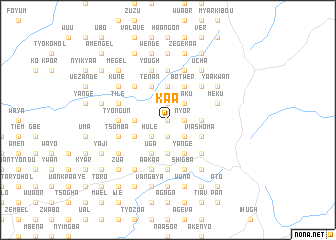 map of Kaa