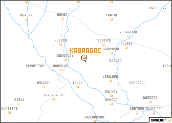 map of Kabaağaç