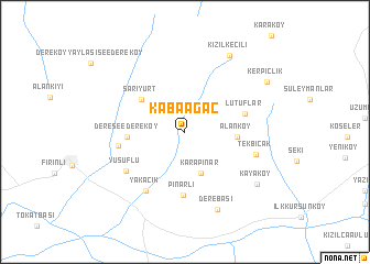 map of Kabaağaç