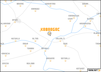 map of Kabaağaç