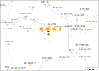 map of Kaba Bangou