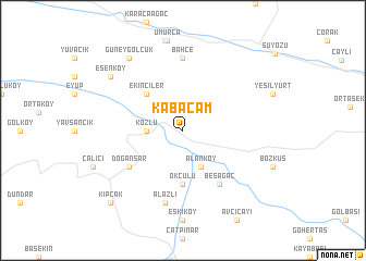 map of Kabaçam