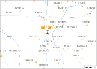 map of Kabacık