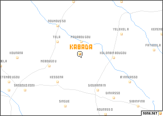 map of Kabada