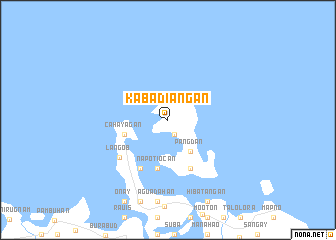map of Kabadiangan