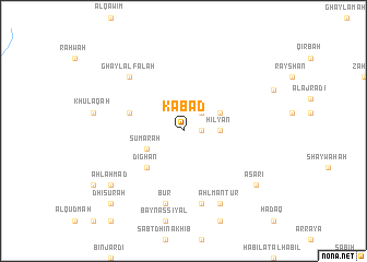 map of Kabad