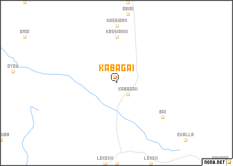 map of Kabaga I