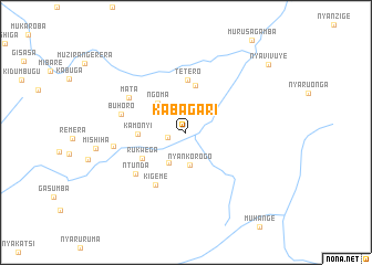 map of Kabagari