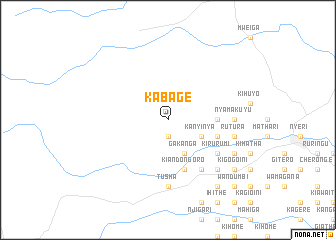 map of Kabage