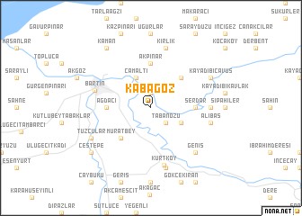 map of Kabagöz