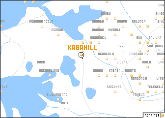 map of Kaba Hill