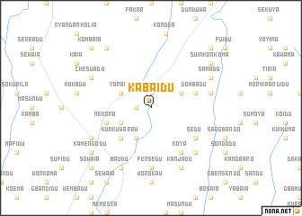 map of Kabaidu