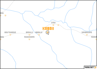 map of Kaba II