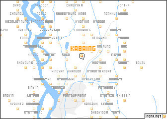 map of Kabaing