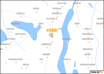 map of Kaba I