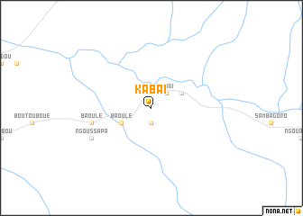 map of Kaba I