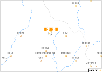 map of Kabaka