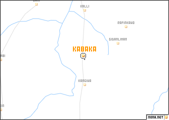 map of Kabaka