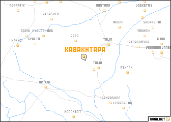 map of Kabakhtapa