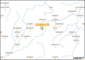 map of Kabakini