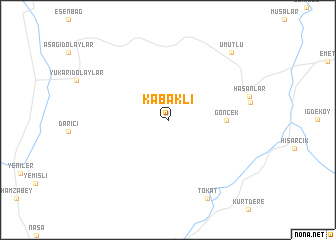map of Kabaklı