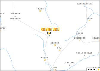 map of Kabakoro