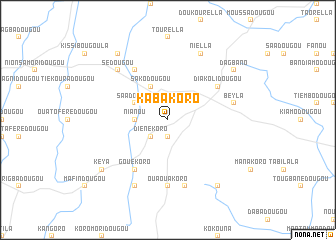 map of Kabakoro