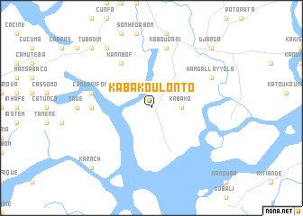 map of Kabakoulonto