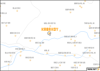 map of Kabaköy