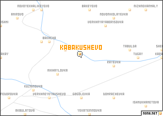 map of Kabakushevo