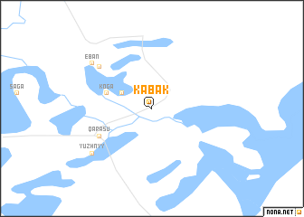 map of Kabak