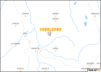 map of Kabalamba