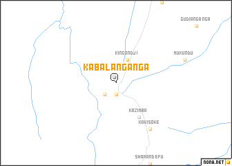 map of Kabalanganga