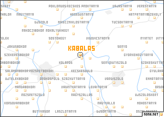 map of Kabalás