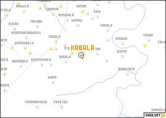 map of Kabala
