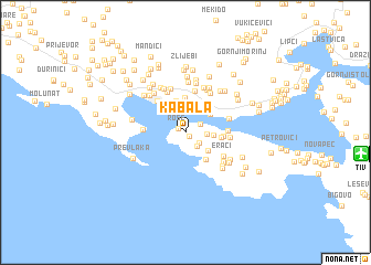 map of Kabala