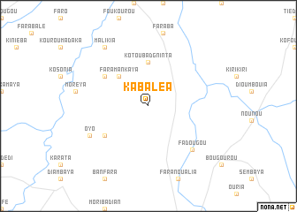 map of Kabalea