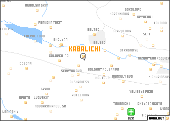 map of Kabalichi