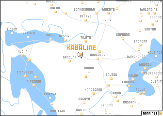 map of Kabaline