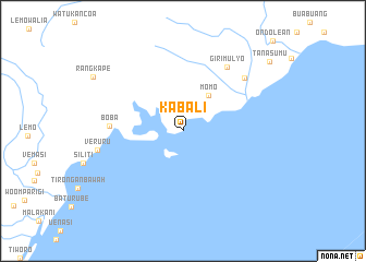 map of Kabali