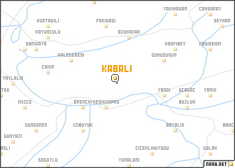 map of Kabalı