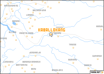 map of Kaballokang