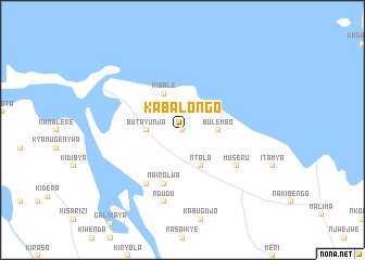map of Kabalongo