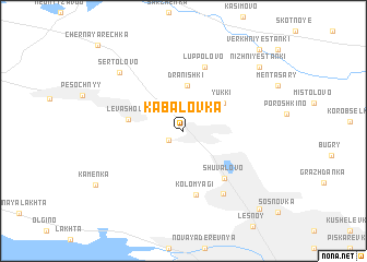 map of Kabalovka