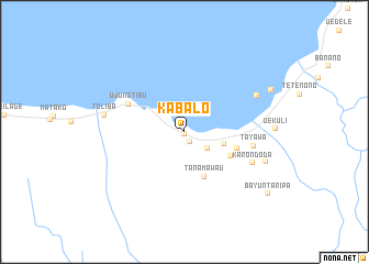 map of Kabalo