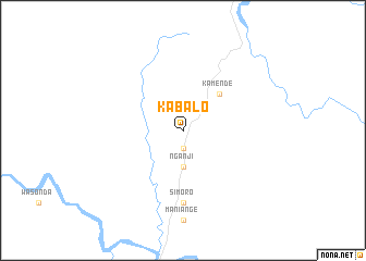 map of Kabalo