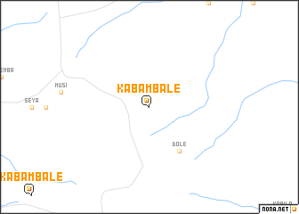 map of Kabambale