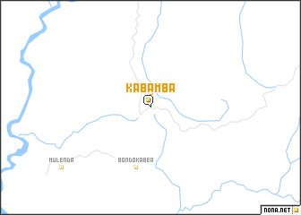 map of Kabamba