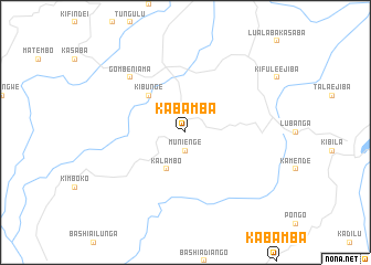 map of Kabamba