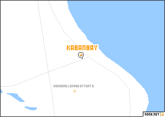 map of Kabanbay